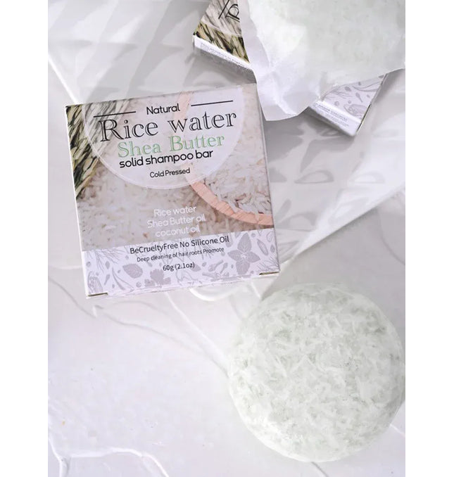 EcoWarra Variant XF Rice Shampoo Bar (60g) – 100% Natural Solid Shampoo for Hair Care, Strength & Repair