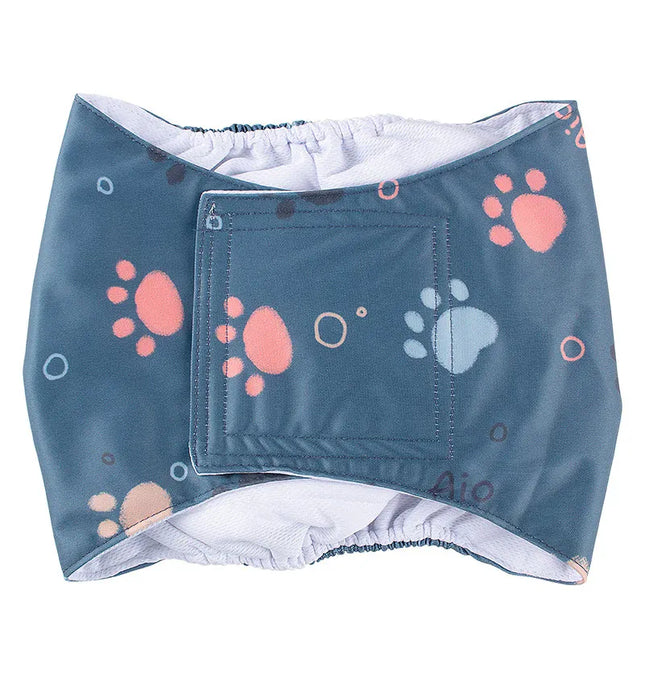 EcoWarra Washable Male Dog Diaper Pet Sanitary Panties Reusable Nappy Belly Band Wrap Diapers Leak Proof Pee Pant for Dogs