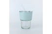 White Cup With Blue