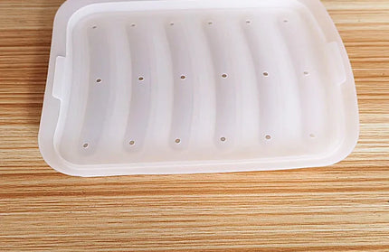 EcoWarra White DIY Grade Silicone Sausage Mold Baby Food Supplement Tool Home Made Hot Dog Ham Baking Mold Mold kitchen accessories gadgets