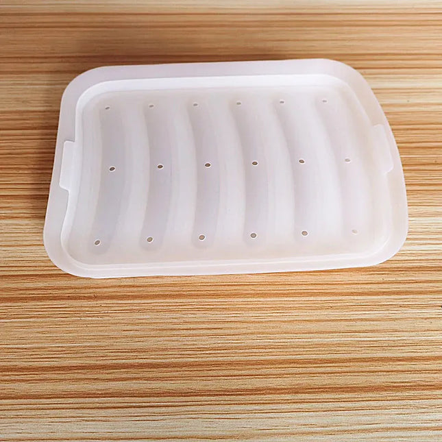 EcoWarra White DIY Grade Silicone Sausage Mold Baby Food Supplement Tool Home Made Hot Dog Ham Baking Mold Mold kitchen accessories gadgets