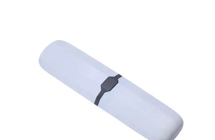 EcoWarra White Portable Toothbrush Cover Storage Box, Daily Outdoor Travel, Hiking, Camping, Toothbrush Holder Case, Bathroom Accessories