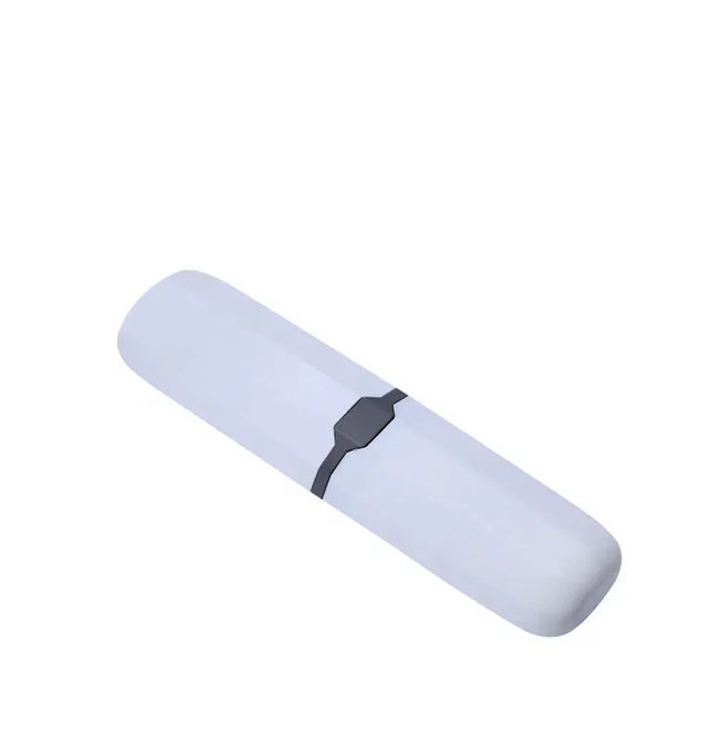 EcoWarra White Portable Toothbrush Cover Storage Box, Daily Outdoor Travel, Hiking, Camping, Toothbrush Holder Case, Bathroom Accessories