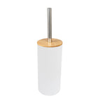 white toilet brush