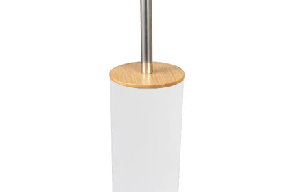 EcoWarra white toilet brush 1pc Bathroom Accessories Soap Dispenser Bottle Dish Washroom Garbage Can Toothbrush Holder Cup Suit Lotion Rack Toilet Brush