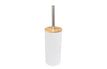 white toilet brush