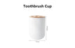 white Toothbrush Cup