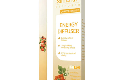 EcoWarra Yellow Boost Clear Breathing Herbal Diffuser With Mullein/Thyme/Mints Guarana/Green Tea Pure Plant Formulas Breathing Spray