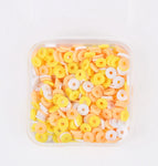 yellow white orange