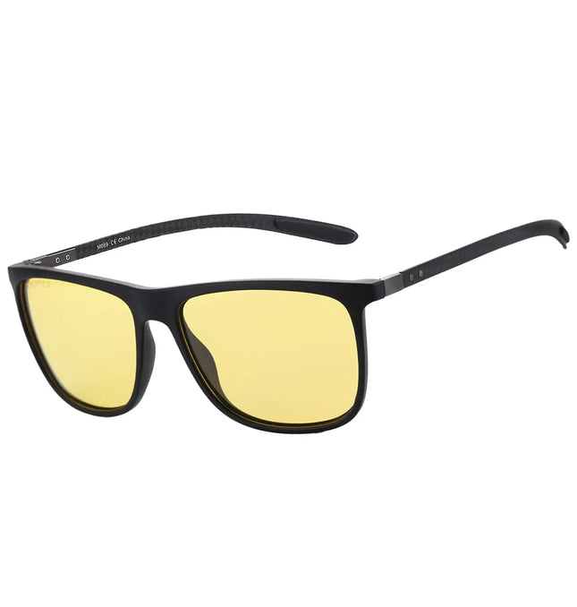 EcoWarra ZENOTTIC Polaroid / 008  Night vision ZENOTTIC Square Polarized Sunglasses for Men Ultralight Carbon Fiber Sun Glasses Driving Fishing Golf Sports UV400 Protection