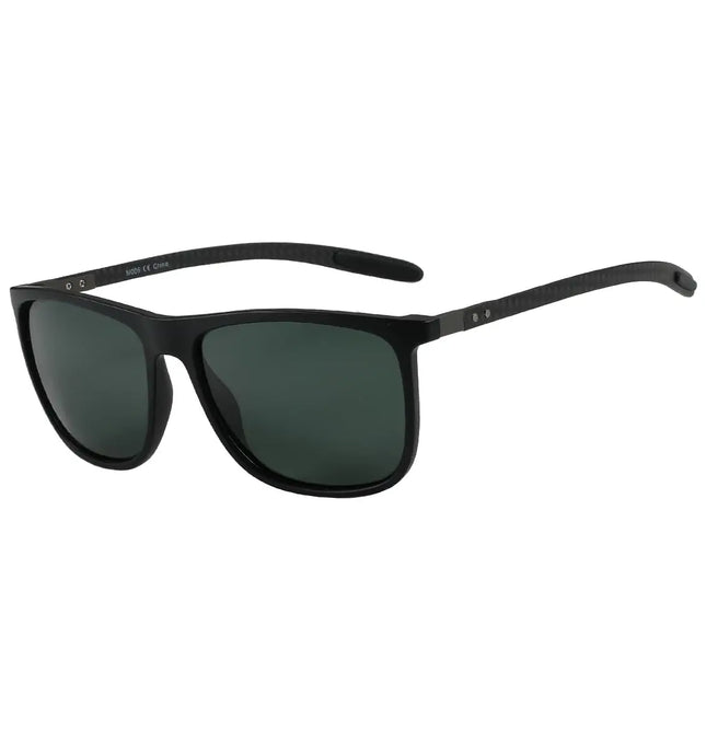 EcoWarra ZENOTTIC Polaroid / 010 Green Lens ZENOTTIC Square Polarized Sunglasses for Men Ultralight Carbon Fiber Sun Glasses Driving Fishing Golf Sports UV400 Protection