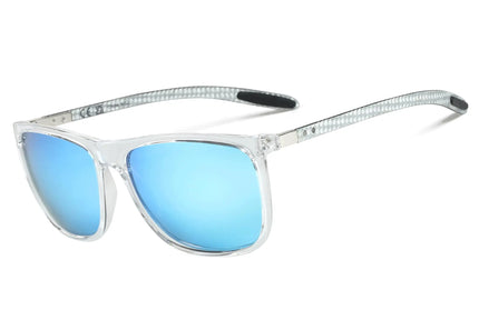 EcoWarra ZENOTTIC Square Polarized Sunglasses for Men Ultralight Carbon Fiber Sun Glasses Driving Fishing Golf Sports UV400 Protection