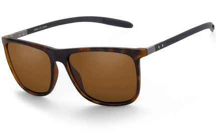 EcoWarra ZENOTTIC Square Polarized Sunglasses for Men Ultralight Carbon Fiber Sun Glasses Driving Fishing Golf Sports UV400 Protection