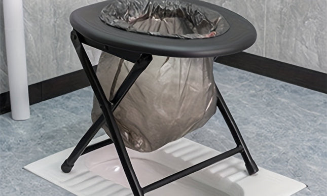 Foldable Portable Toilet for Outdoor Universal Use