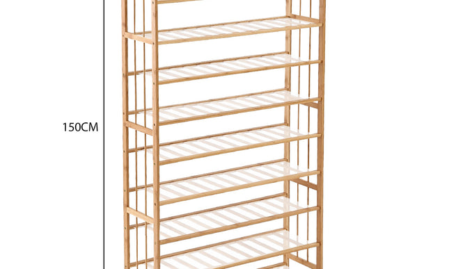 Levede Bamboo Shoe Rack Storage Wooden