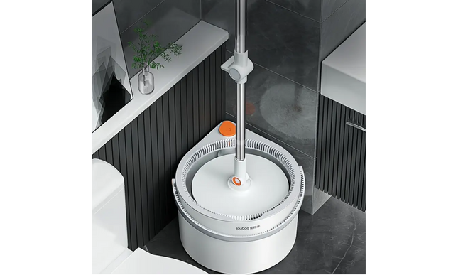 Spin Mop with Bucket & 4 Reusable Pads
