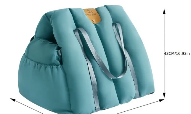 NNETM Portable Pet Car Seat & Travel Bed for Small Pets-3