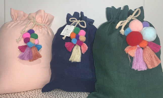 Reusable Gift Bags - Linen