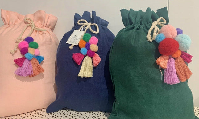 Reusable Gift Bags - Linen